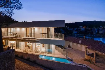 Poolside Villa Retreat on Hvar Island