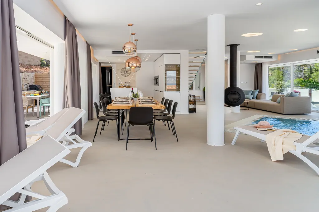 Poolside Villa Retreat on Hvar Island