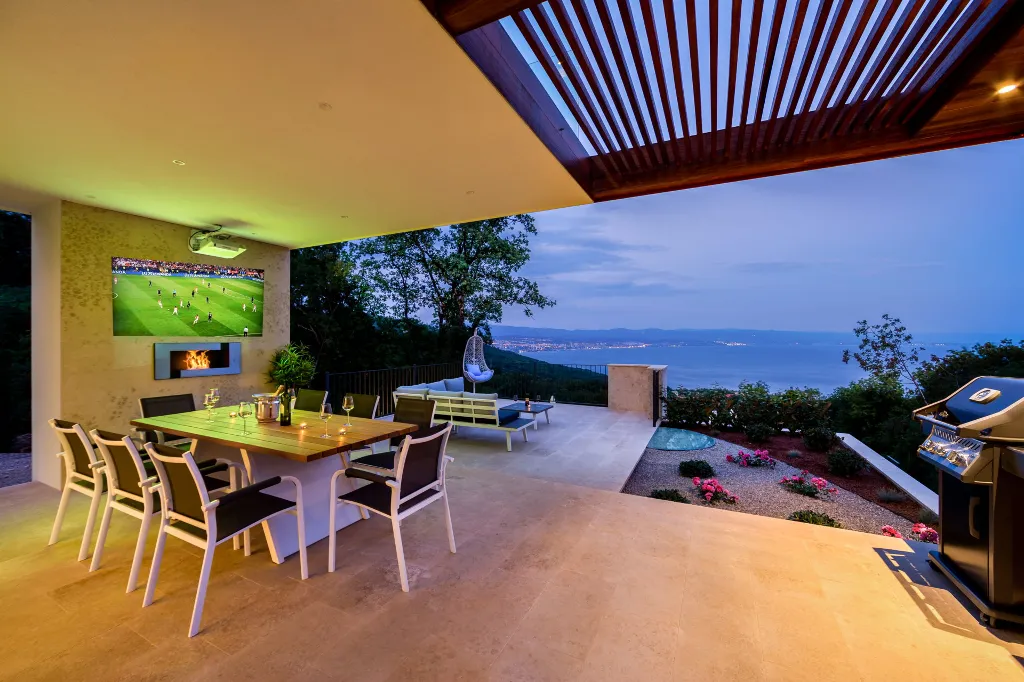 Modern Villa Retreat with Pool in Opatija