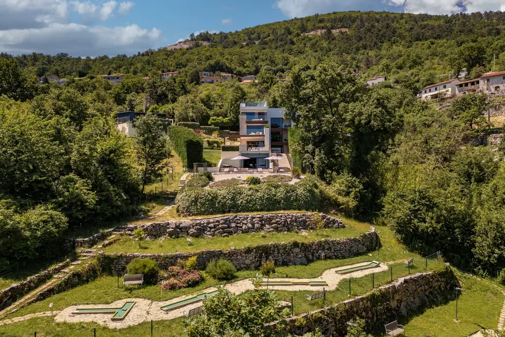 Modern Villa Retreat with Pool in Opatija
