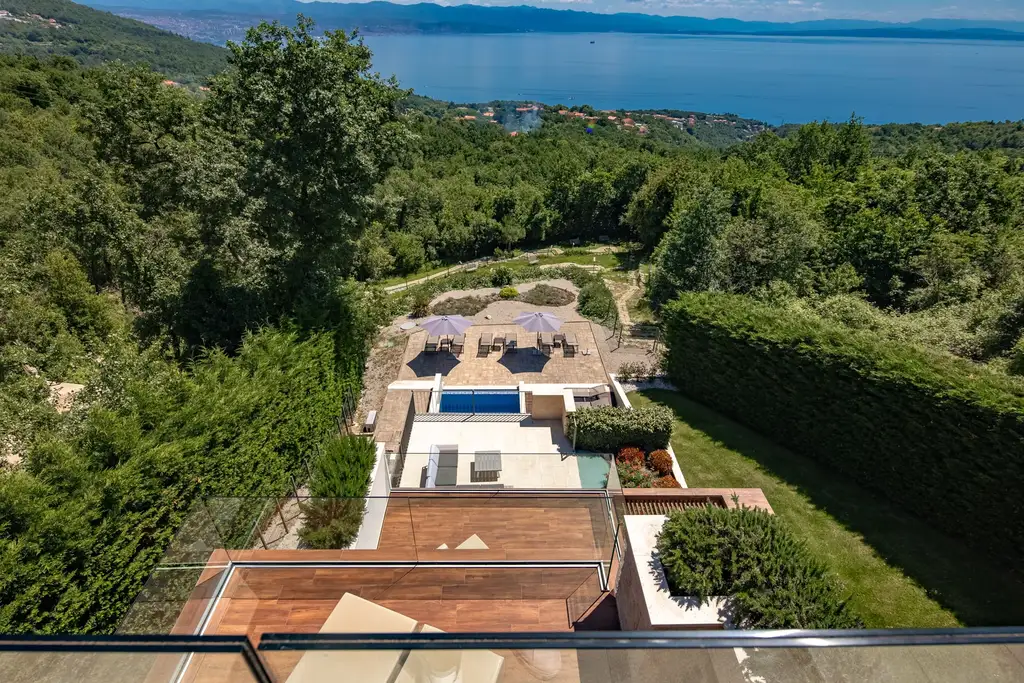Modern Villa Retreat with Pool in Opatija