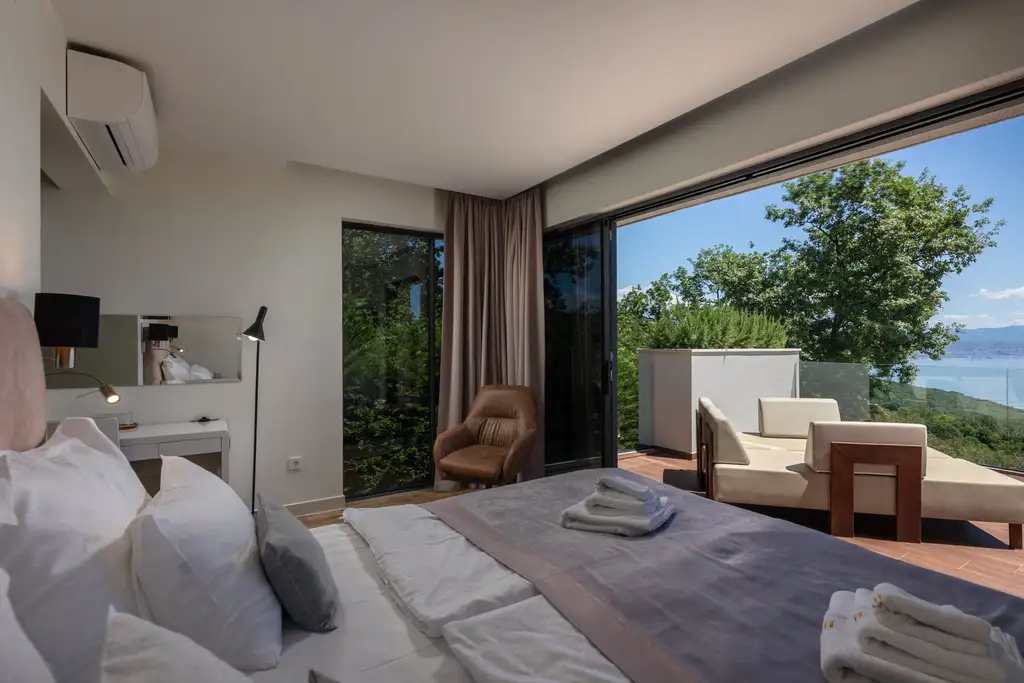 Modern Villa Retreat with Pool in Opatija