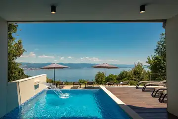 Modern Villa Retreat with Pool in Opatija