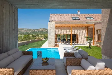 Modern Villa with Heated Pool in Šibenik