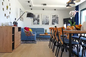 Contemporary 5-Bedroom Villa with Heated Pool, Seget Donji