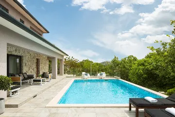 Modern Family Villa with Pool in Labin