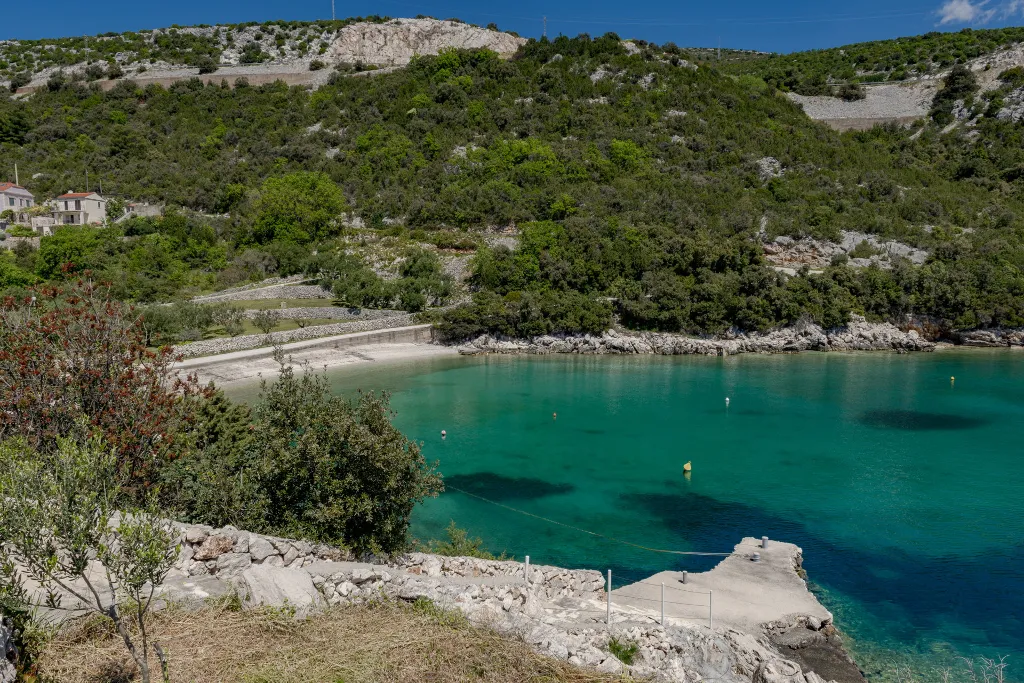 Seaside Stone Villa with Heated Pool, Slano