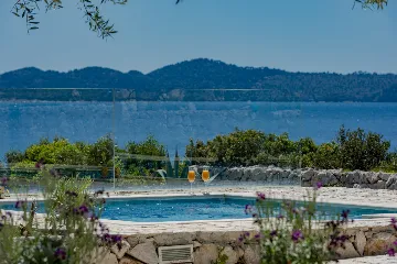 Seaside Stone Villa with Heated Pool, Slano