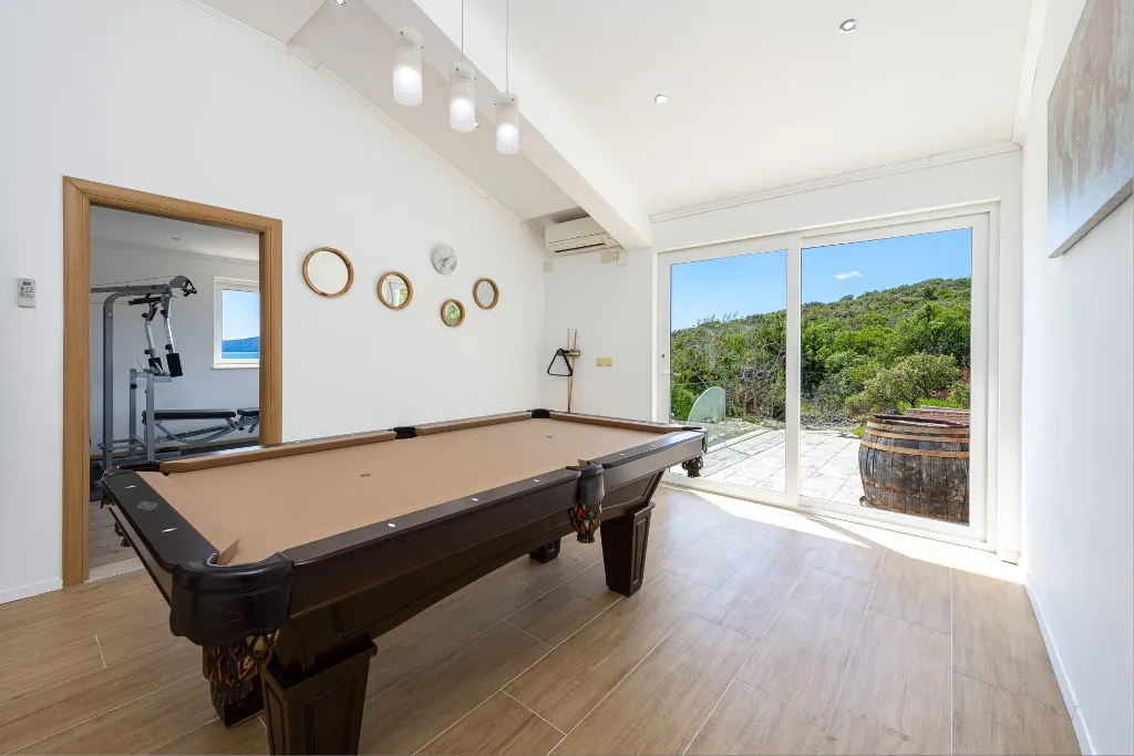 Seaside Stone Villa with Heated Pool, Slano