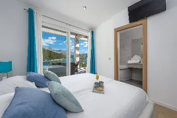 Seaside Stone Villa with Heated Pool, Slano