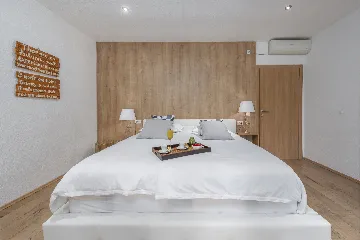 Seaside Stone Villa with Heated Pool, Slano