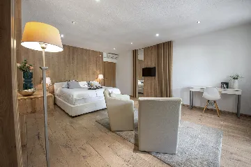 Seaside Stone Villa with Heated Pool, Slano