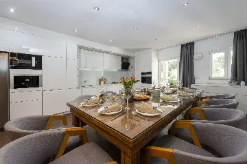 Seaside Stone Villa with Heated Pool, Slano