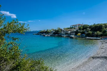 Seaside Stone Villa with Heated Pool, Slano