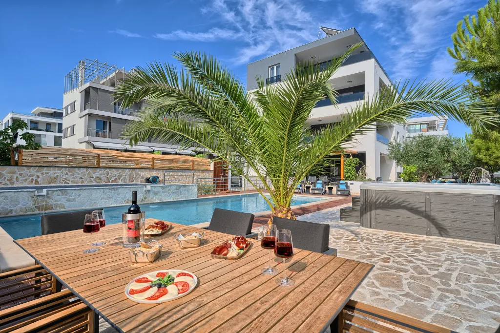 Contemporary Villa Retreat with Pool in Split