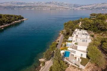 Seaside Villa Retreat with Pool in Splitska