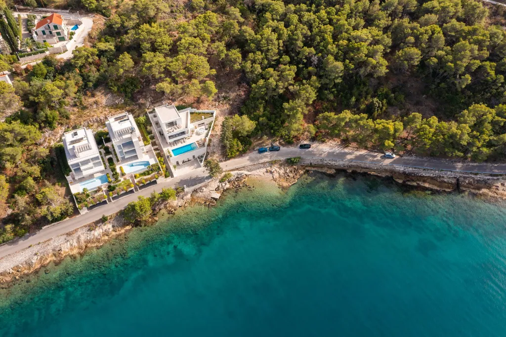 Seaside Villa Retreat with Pool in Splitska