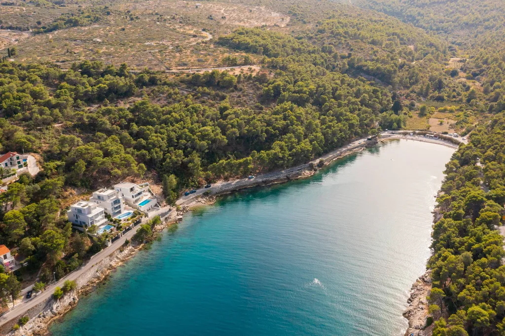 Seaside Villa Retreat with Pool in Splitska