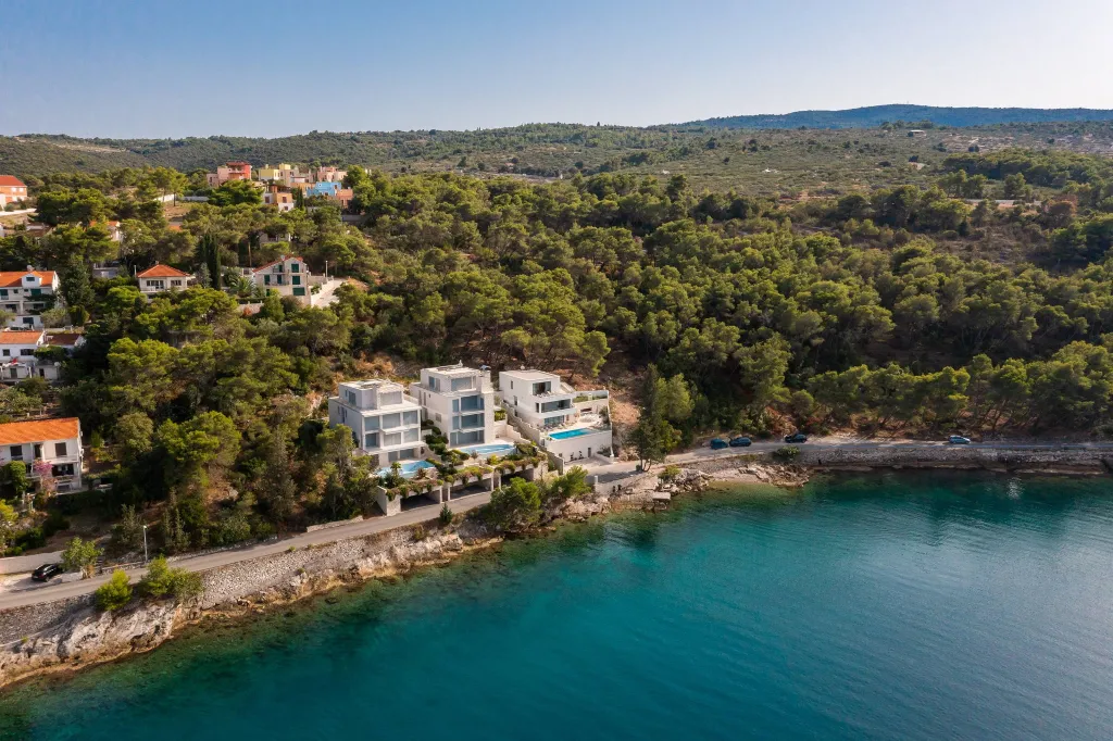 Seaside Villa Retreat with Pool in Splitska