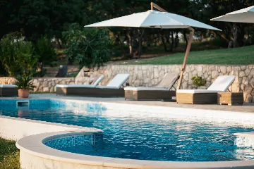 Modern Villa Retreat with Pool, Pag Island