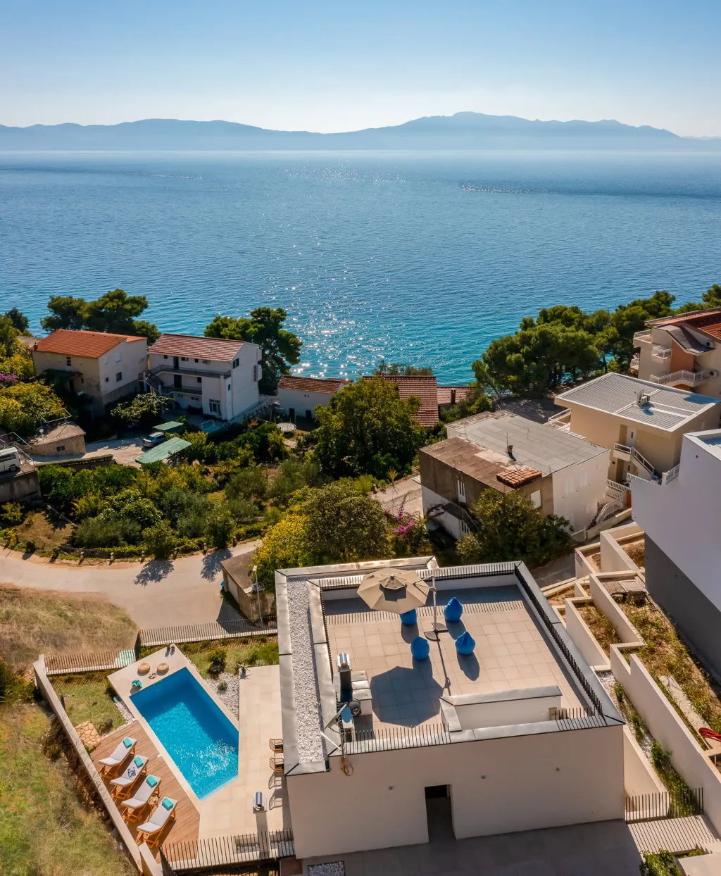 Modern Poolside Villa Retreat, Zaostrog