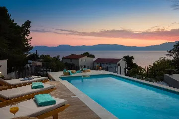 Modern Poolside Villa Retreat, Zaostrog