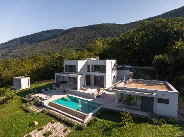 Spacious Family Villa With Parking in Labin