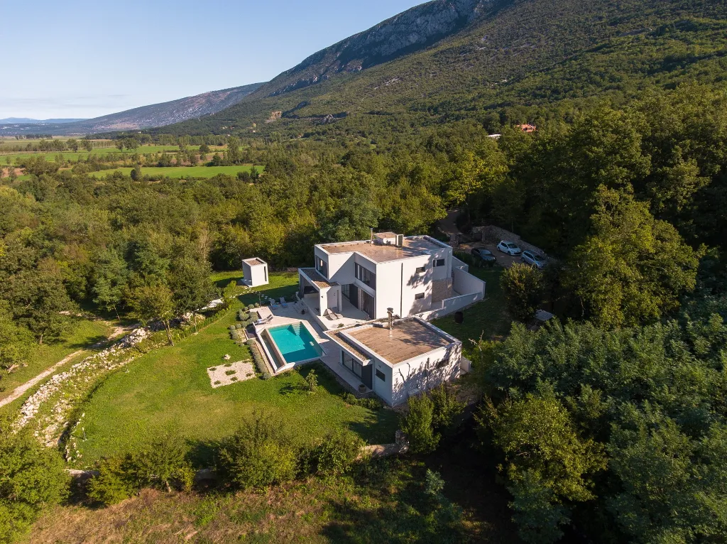 Spacious Family Villa With Parking in Labin