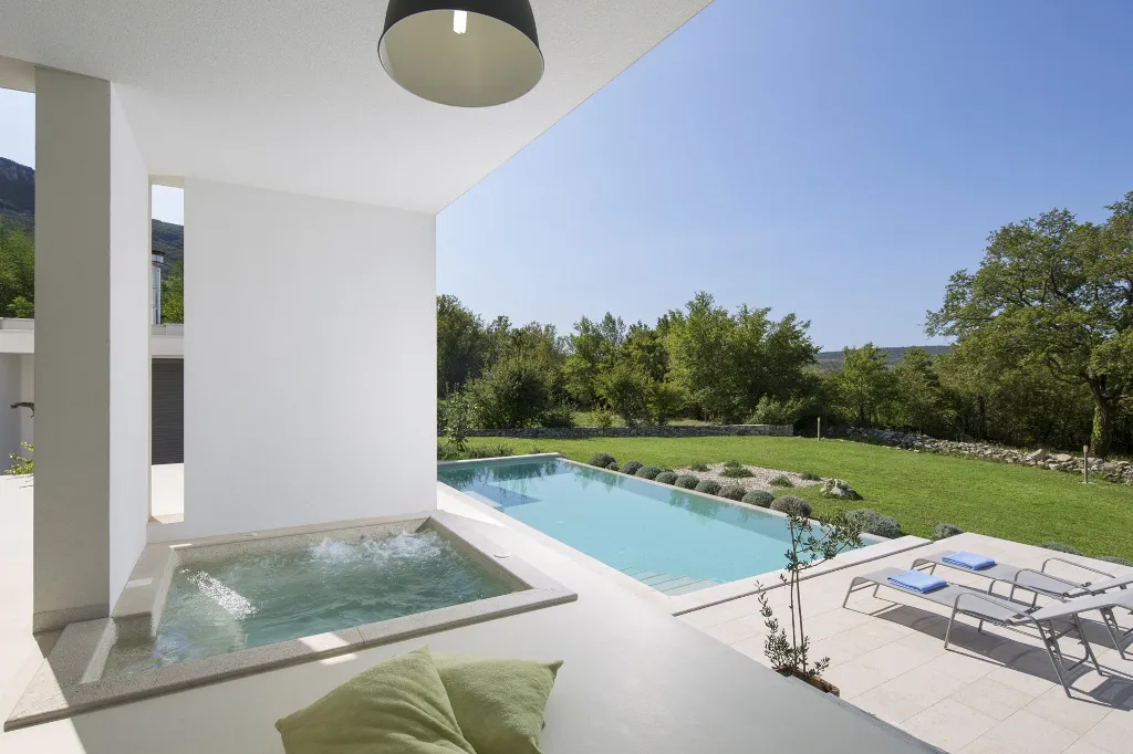 Spacious Family Villa With Parking in Labin