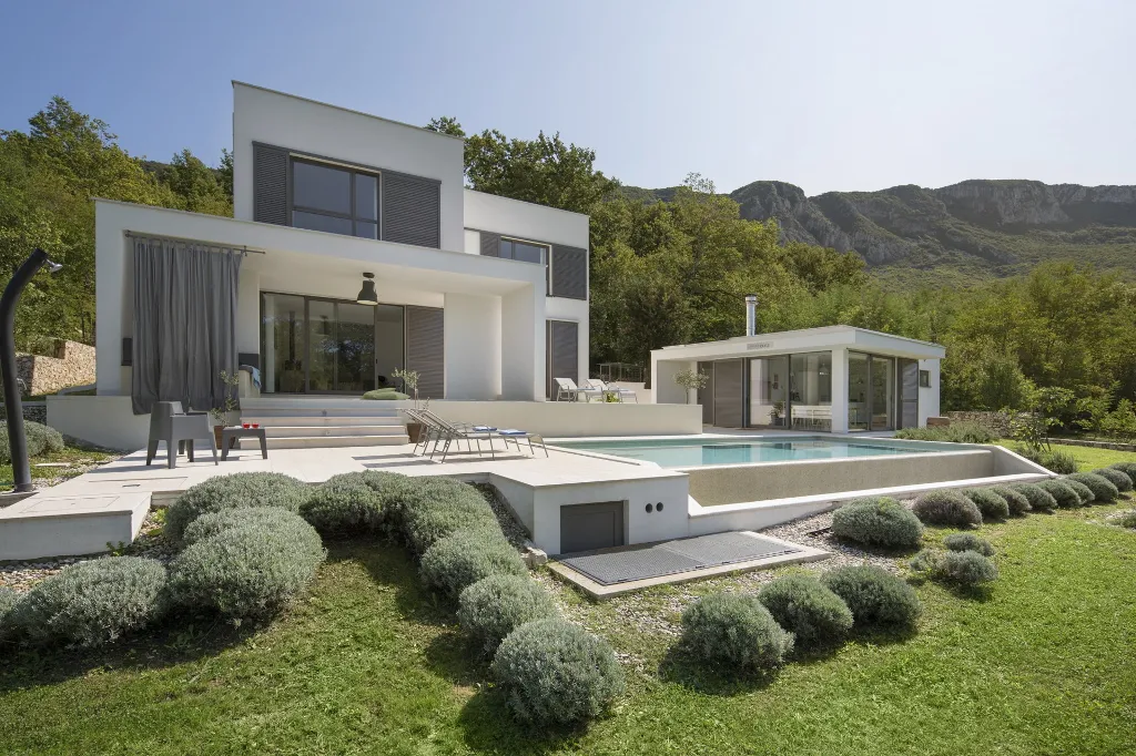 Spacious Family Villa With Parking in Labin
