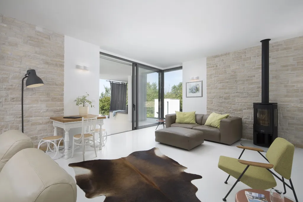 Spacious Family Villa With Parking in Labin