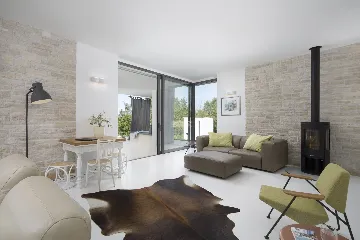 Spacious Family Villa With Parking in Labin