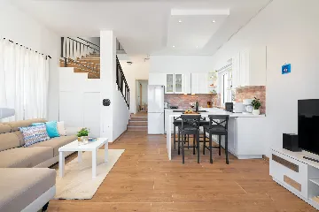 Stone Villa with Pool and Sea View Murter