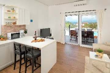 Stone Villa with Pool and Sea View Murter