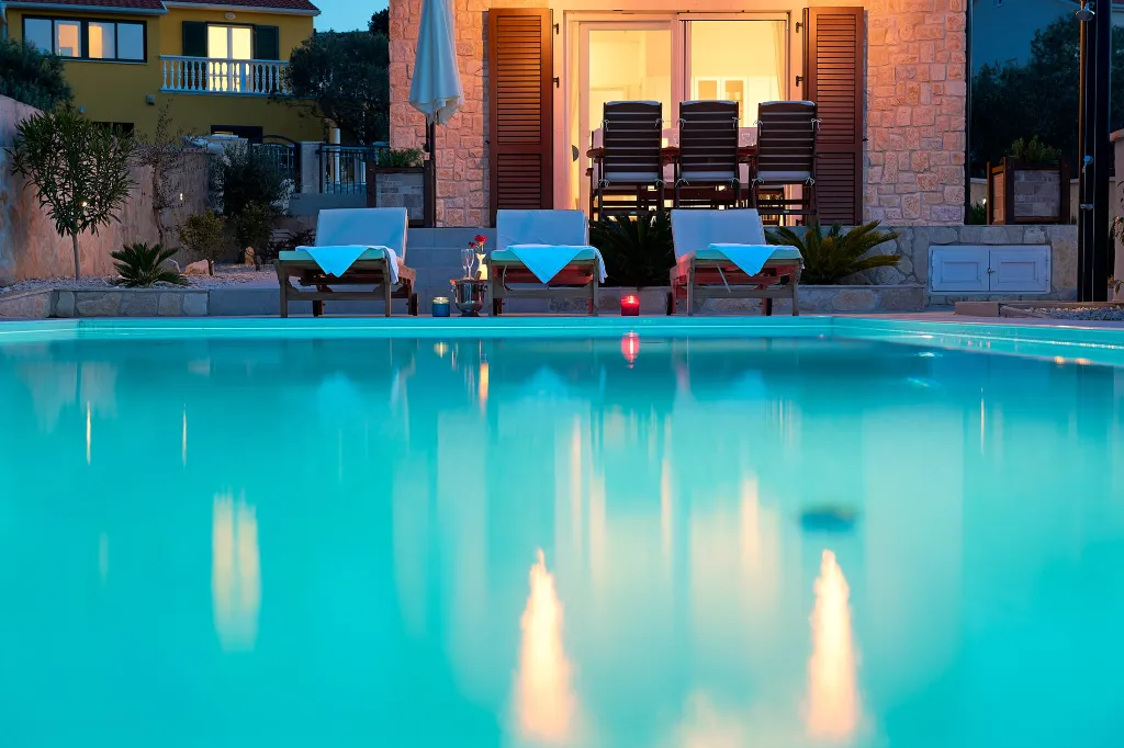 Stone Villa with Pool and Sea View Murter