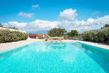 Stone Villa with Pool and Sea View Murter