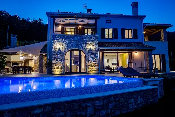Modern Villa with Heated Pool in Opatija