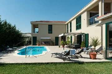 Spacious Family Villa with Heated Pool in Trogir