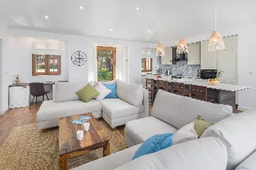 Contemporary Beachfront Villa with Pool in Bale