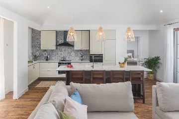 Contemporary Beachfront Villa with Pool in Bale