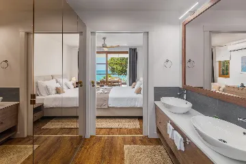 Contemporary Beachfront Villa with Pool in Bale