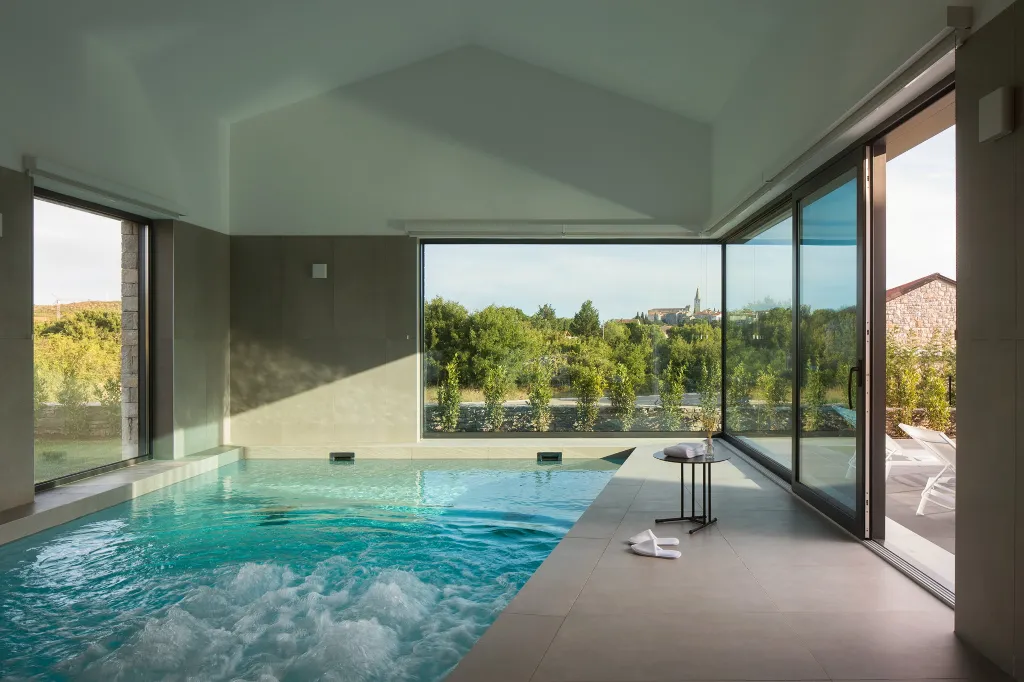 Elegant Spa Villa with Indoor and Outdoor Pools, Bale