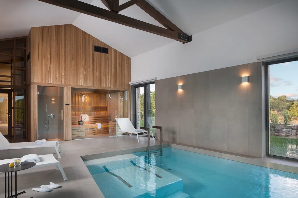 Elegant Spa Villa with Indoor and Outdoor Pools, Bale