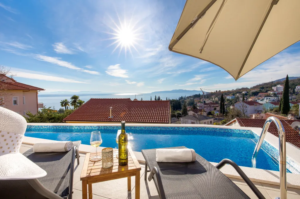 Spacious 6-Bedroom Villa with Pool in Opatija