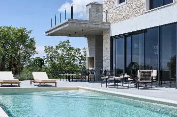 Modern Poolside Villa Retreat in Pazin