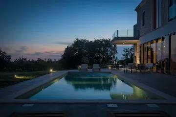 Modern Poolside Villa Retreat in Pazin