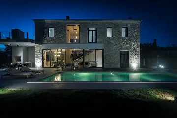 Modern Poolside Villa Retreat in Pazin