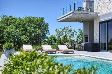 Modern Poolside Villa Retreat in Pazin