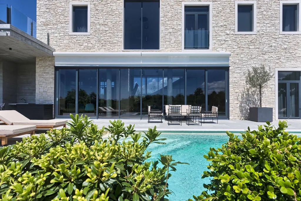 Modern Poolside Villa Retreat in Pazin