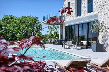 Modern Poolside Villa Retreat in Pazin